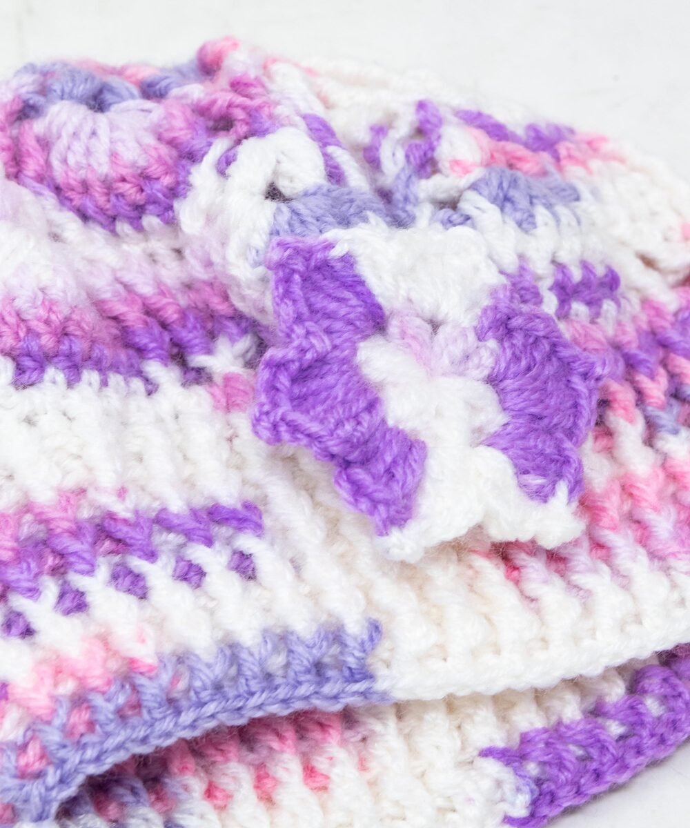 Kids Beanie - Shades of Purple